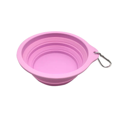 650ML and 350ML Portable Folding Silicone Bowl for Pets, Dog Rice Bowl, Dog Food Bowl, Cat Drinking Water Dog Bowl