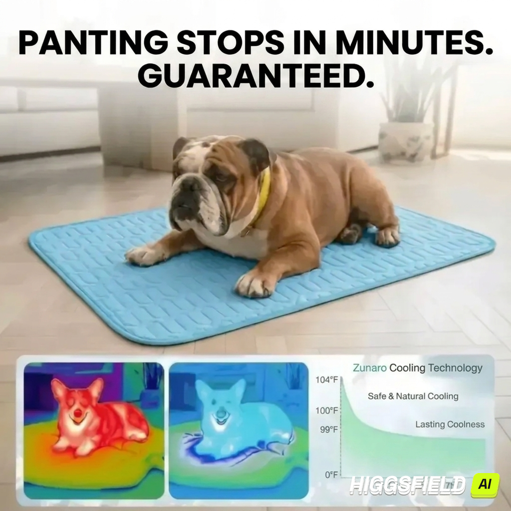 CoolNest™ - Self-Cooling Dog Mat 2.0