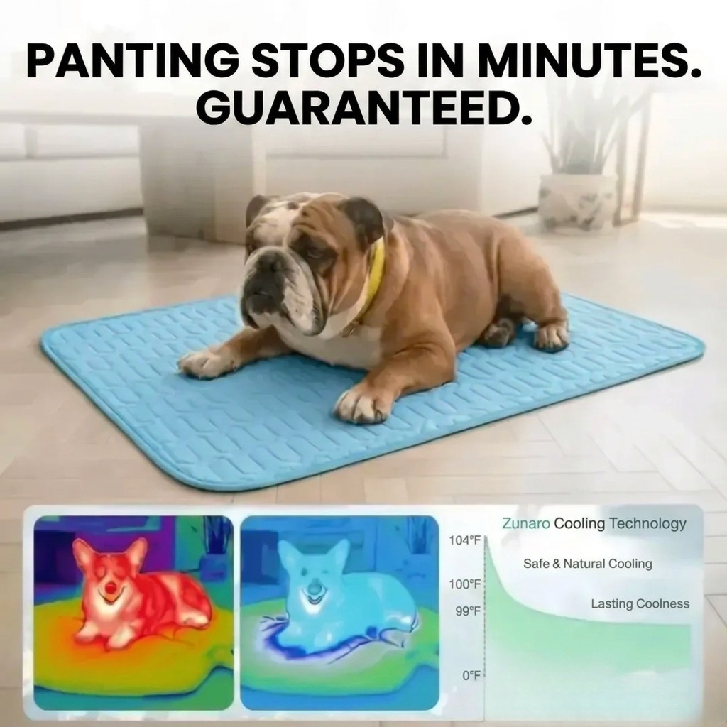 CoolNest™ - Self-Cooling Dog Mat 2.0