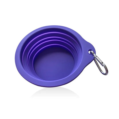 650ML and 350ML Portable Folding Silicone Bowl for Pets, Dog Rice Bowl, Dog Food Bowl, Cat Drinking Water Dog Bowl